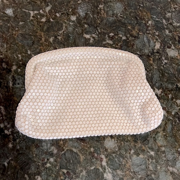 Lumured Handbags - Vintage Lumured sparkly bridal clutch